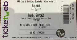 Sheffield Ticket 2016